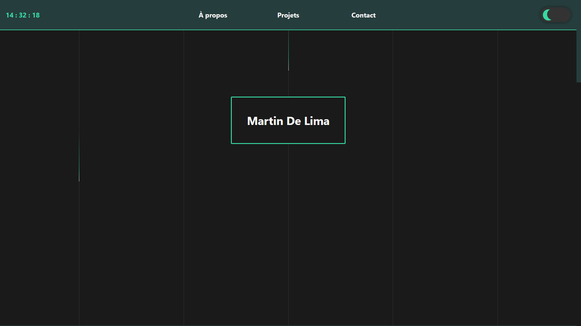 Screenshot of this website