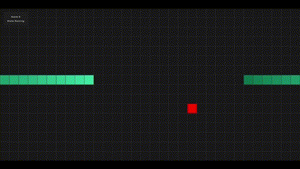gif of the snake game in action