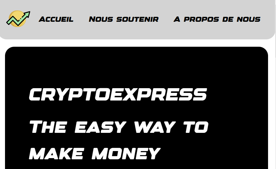 Screenshot of the site